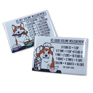Akita Dog Kitchen Measuring Magnets Cooking Gift